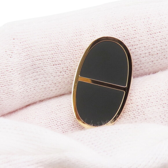 Hermes Chaine d'Ancre Verso Earrings in 18KPG Black Ceramic - Picture 7 of 13